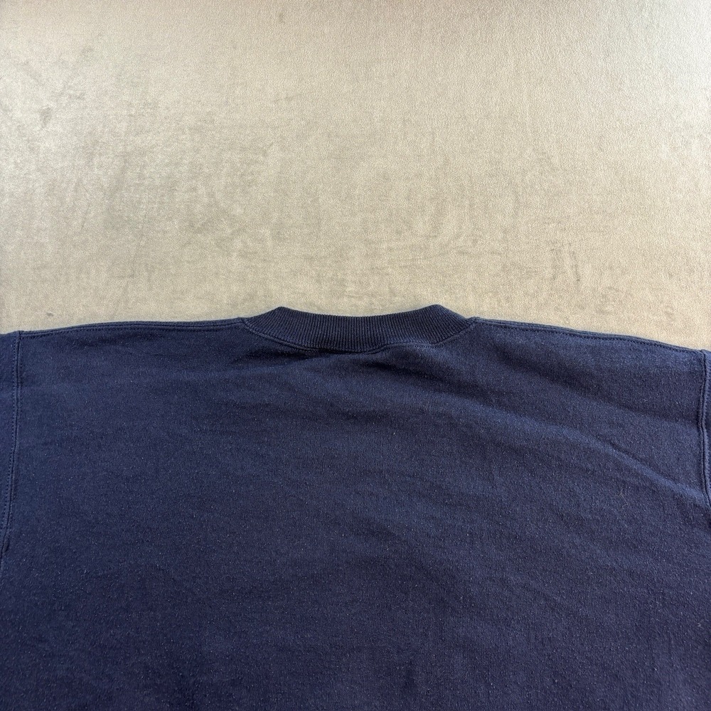 Lee The Big Apple New York Crewneck Sweatshirt Men's Large Navy USA Made - Picture 10 of 14